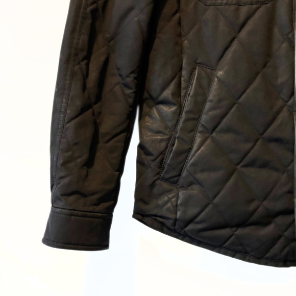 Banana Republic Quilted Jacket Black Size M - Picture 5 of 9